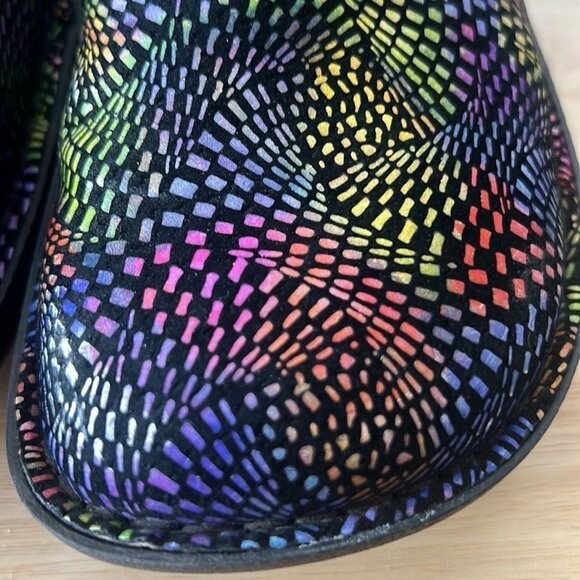 Alegria Women’s Slip-On Comfort Shoes Leather Multicolor Size 8.5 US / 39 EU - Picture 11 of 11